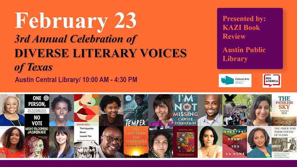 Diverse literary voices of Texas to be celebrated in Austin