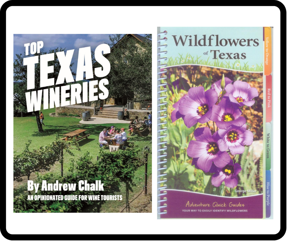 TEXAS READS: New guidebooks feature Texas wines, wildflowers