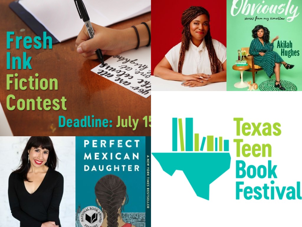 09a, Texas Teen Book Festival keynoters, montage