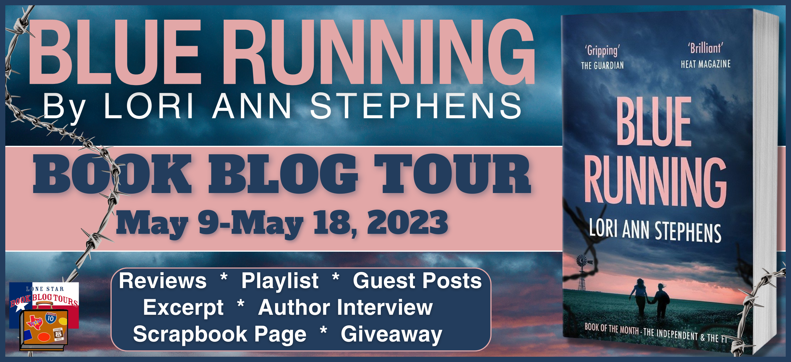 Blue Running by Lori Ann Stephens